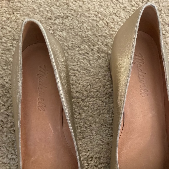 NWOT Madewell Ella Pump in Metallic, size 6 - Picture 6 of 9